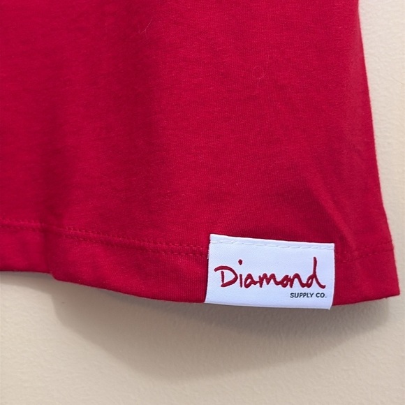 Diamond Supply Company | Red NWT Graphic 100%Cotton Tank Top Shirt S - Picture 4 of 9